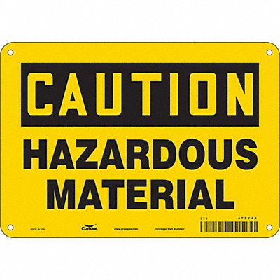 Safety Sign 7 inx10 in Polyethylene