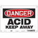 Safety Sign 7 in x 10 in Polyethylene