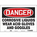 Safety Sign 10 in x 14 in Vinyl