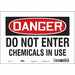 Safety Sign 7 inx10 in Vinyl