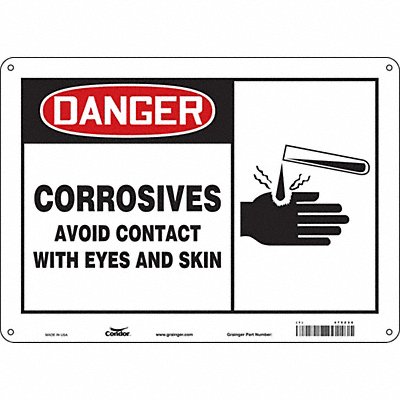 Safety Sign 10 inx14 in Aluminum