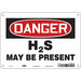 Safety Sign 7 in x 10 in Polyethylene