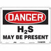 Safety Sign 10 inx14 in Polyethylene