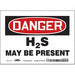 Safety Sign 5 in x 7 in Vinyl