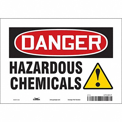 Safety Sign 7 inx10 in Vinyl
