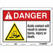 Safety Sign 10 in x 14 in Aluminum