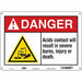 Safety Sign 10 in x 14 in Polyethylene