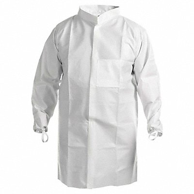 CleanroomLabCoat AntiStatic WHT 2XL PK30