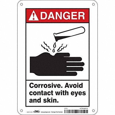Safety Sign 10 inx7 in Polyethylene