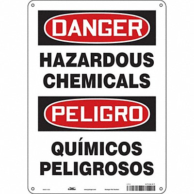 Safety Sign 14 in x 10 in Aluminum