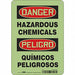 Safety Sign 10 in x 7 in Glow Vinyl