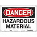 Safety Sign 10 in x 14 in Polyethylene