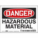 Safety Sign 3 1/2 inx5 in Vinyl