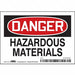 Safety Sign 3 1/2 inx5 in Vinyl