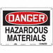 Safety Sign 10 in x 14 in Vinyl