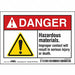 Safety Sign 3.5in x 5in Vinyl