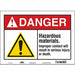 Safety Sign 10 inx14 in Vinyl