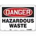 Safety Sign 10 in x 14 in Polyethylene