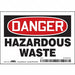 Safety Sign 3.5in x 5in Vinyl
