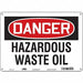 Safety Sign 10 inx14 in Polyethylene