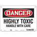 Safety Sign 7 in x 10 in Aluminum