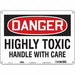 Safety Sign 10 in x 14 in Aluminum
