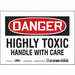 Safety Sign 5 in x 7 in Vinyl