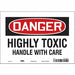 Safety Sign 7 in x 10 in Vinyl