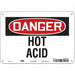 Chemical Sign 7 in x 10 in Aluminum