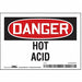 Safety Sign 3.5in x 5in Vinyl