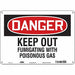 Safety Sign 10 in x 14 in Aluminum