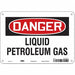 Safety Sign 7 in x 10 in Polyethylene