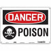 Safety Sign 10 inx14 in Polyethylene