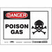 Safety Sign 5 in x 7 in Vinyl