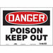 Safety Sign 10 in x 14 in Vinyl