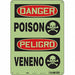 Safety Sign 14 in x 10 in Polyethylene
