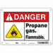 J8353 Chemical Sign 7 in x 10 in Aluminum