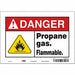 J8353 Safety Sign 7 inx10 in Vinyl