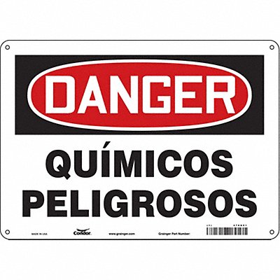 Safety Sign 10 inx14 in Aluminum