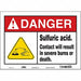 Safety Sign 10 inx14 in Vinyl