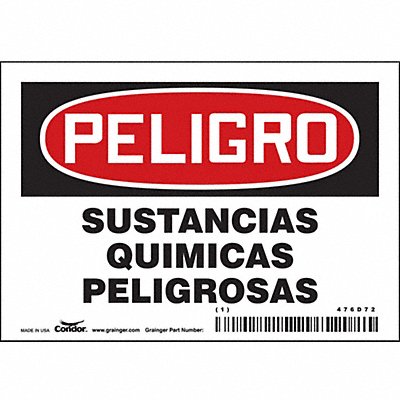 Safety Sign 3.5in x 5in Vinyl