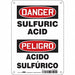 Safety Sign 10 in x 7 in Aluminum