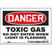 Safety Sign 3.5in x 5in Vinyl