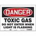 Safety Sign 10 in x 14 in Vinyl