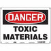 Safety Sign 10 in x 14 in Polyethylene