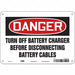 Safety Sign 7 in x 10 in Aluminum