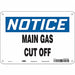 Safety Sign 7 in x 10 in Aluminum