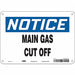 Safety Sign 7 in x 10 in Polyethylene