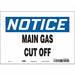 Safety Sign 7 in x 10 in Vinyl