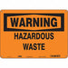Safety Sign 10 in x 14 in Aluminum